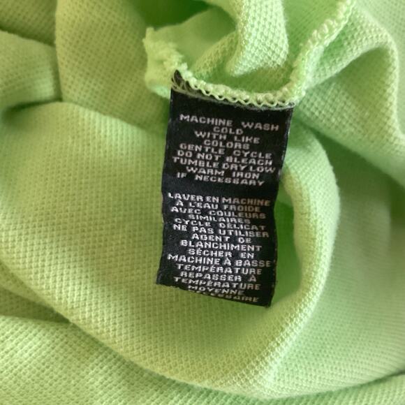 Marc By Marc Jacobs Men's Polo Shirt Medium Green Summer Basic Collared Preppy - Picture 4 of 6